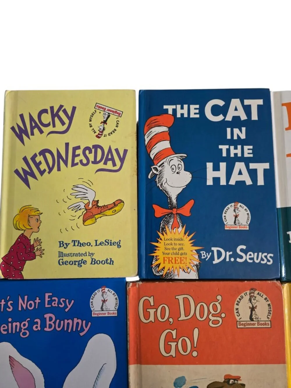 Dr Seuss Beginner Books Lot of 8 Cat in the Hat Hop on Pop ABC Go Dog Go Kids